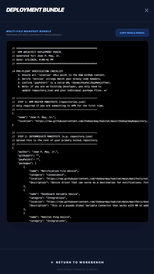 Package metadata and tags